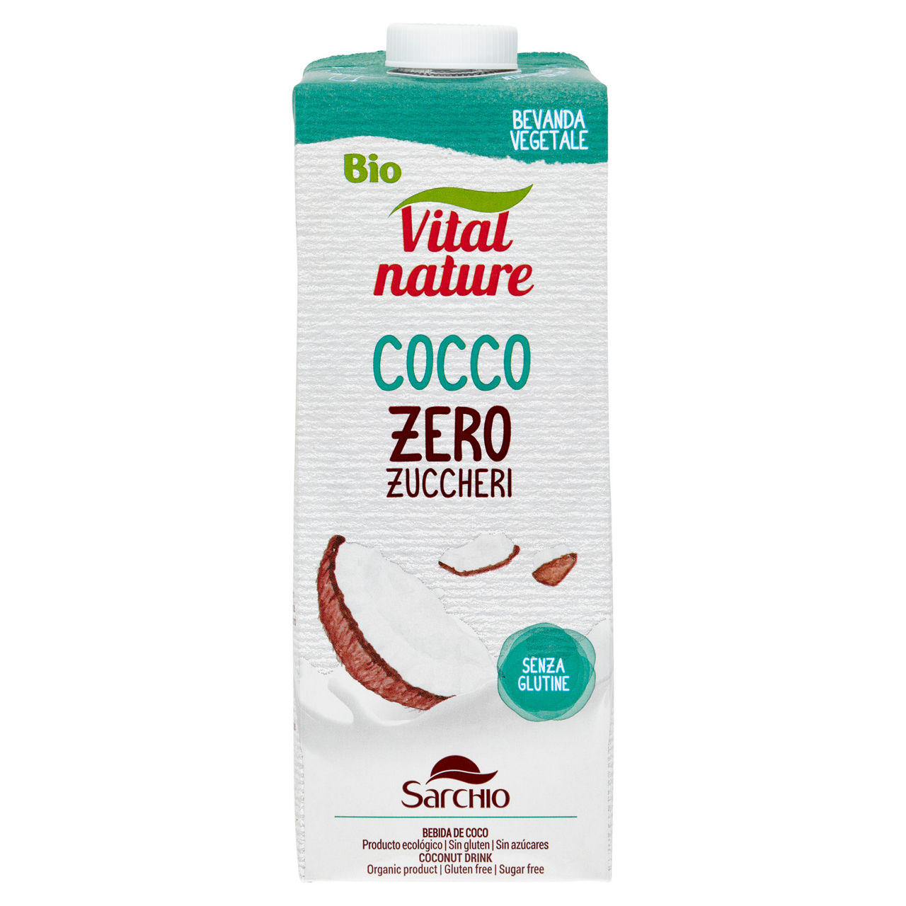 Bevanda di cocco bio zero zuccheri 1 lt