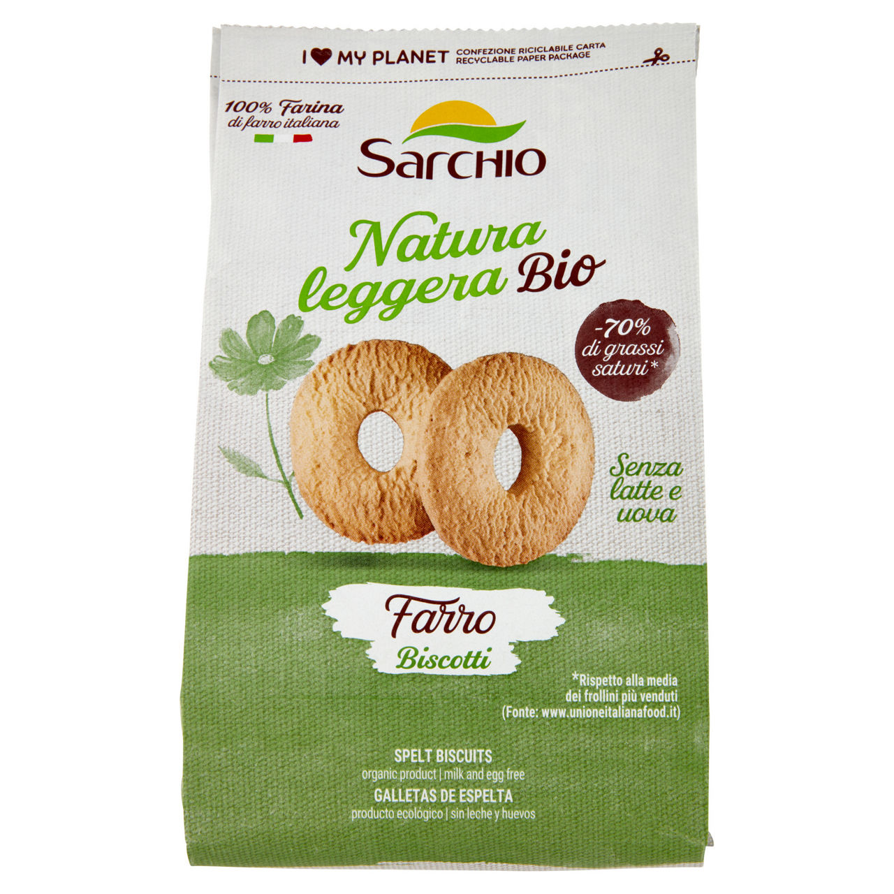 Biscotti al farro bio sarchio g 250