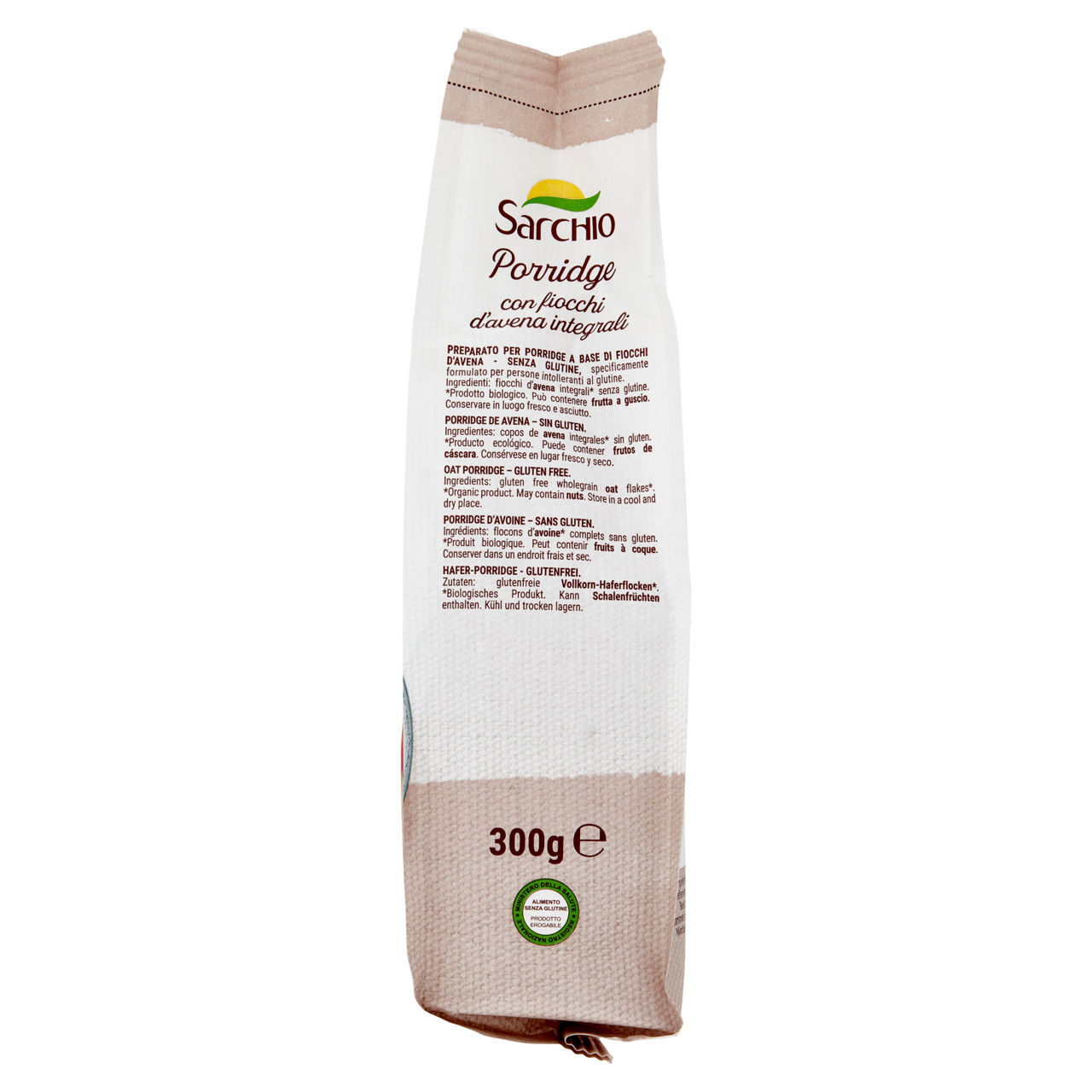Porridge ai fiocchi d'avena integrali bio 300 gr - Immagine 51