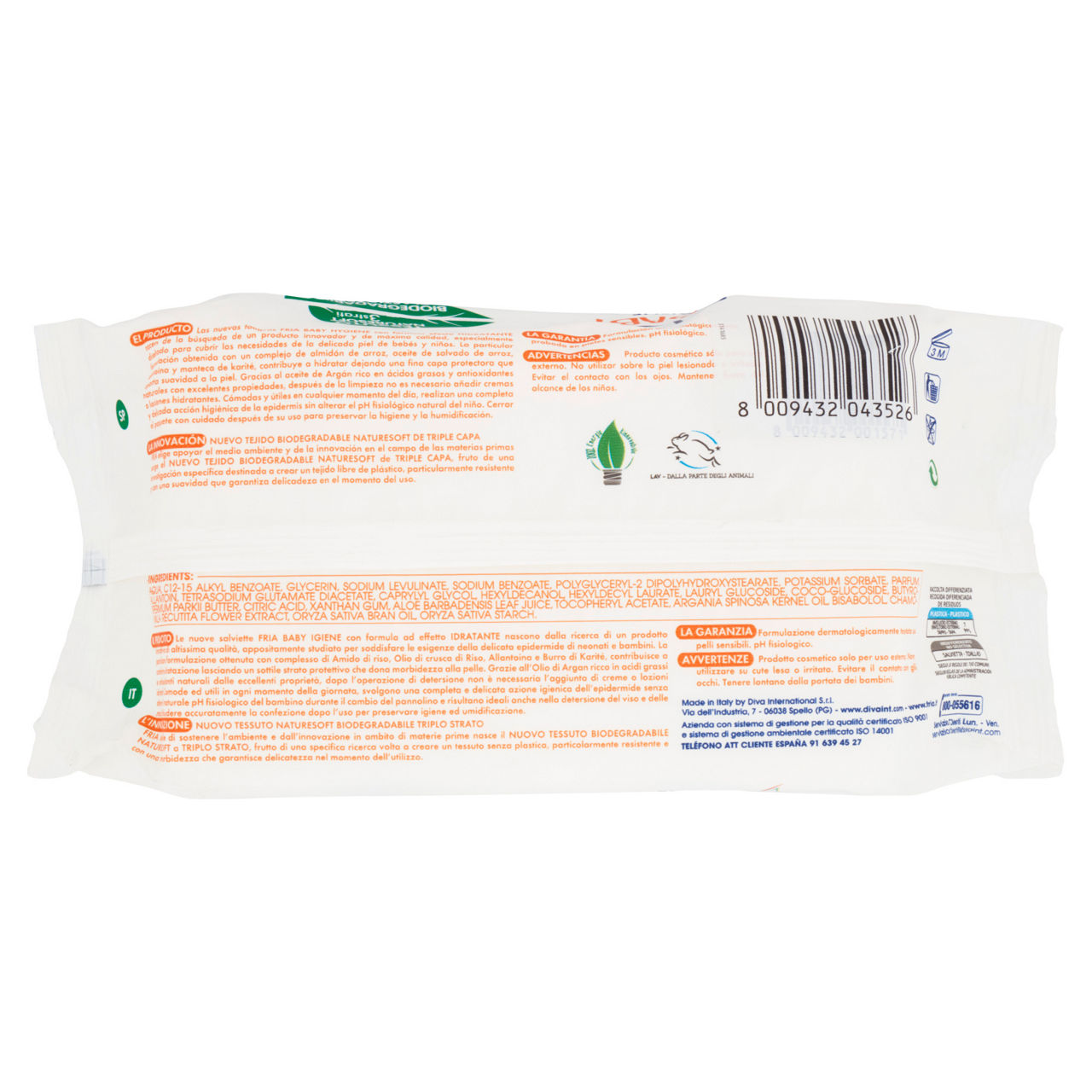 Salviette Baby Igiene con olio di argan 70 pz - Immagine 51