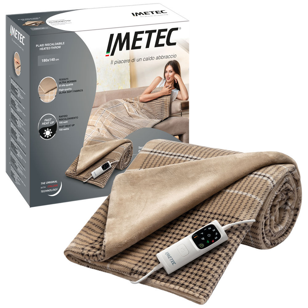 Plaid riscaldabile Caldoplaid Velvet Elegance 180 x 140 cm - Immagine 11