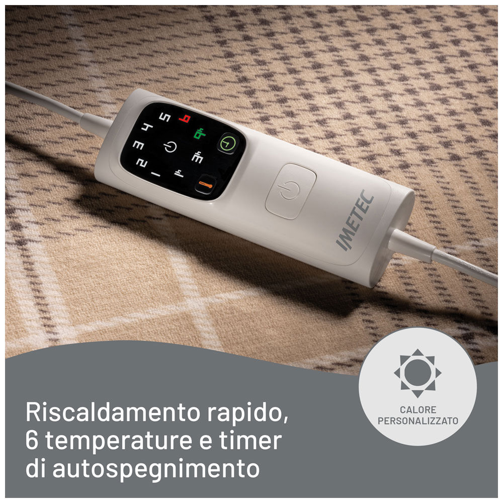 Plaid riscaldabile Caldoplaid Velvet Elegance 180 x 140 cm - Immagine 21