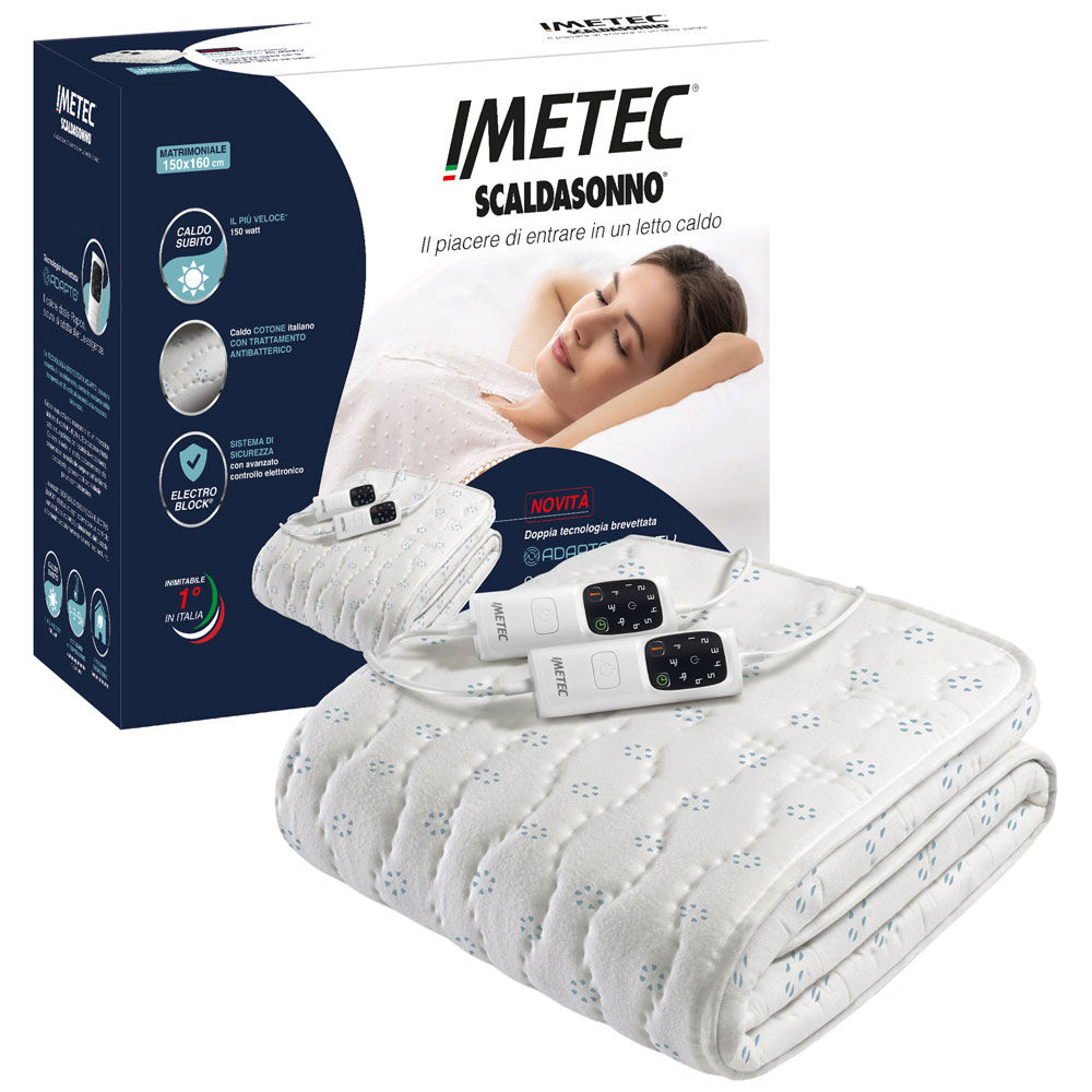 Scaldasonno con trattamento antibatterico 2 piazze 150 x 160 cm - Immagine 11