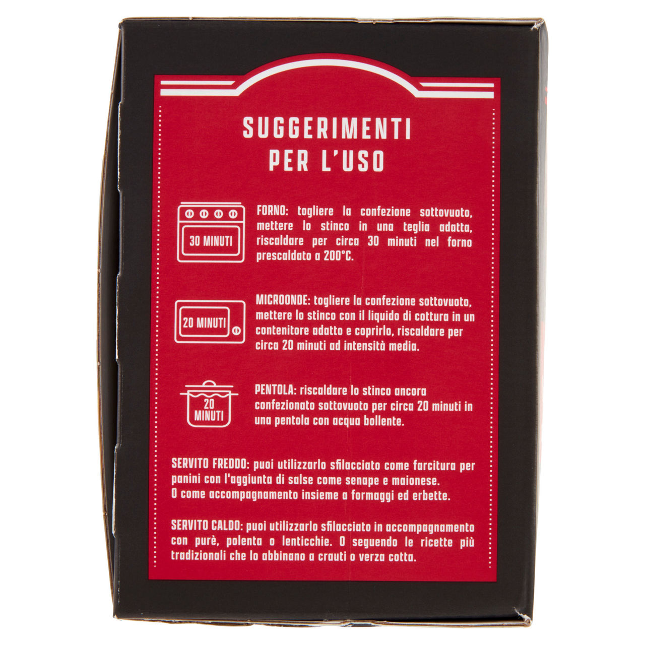Stinco precotto marinato in salsa barbecue 750 gr - Immagine 21