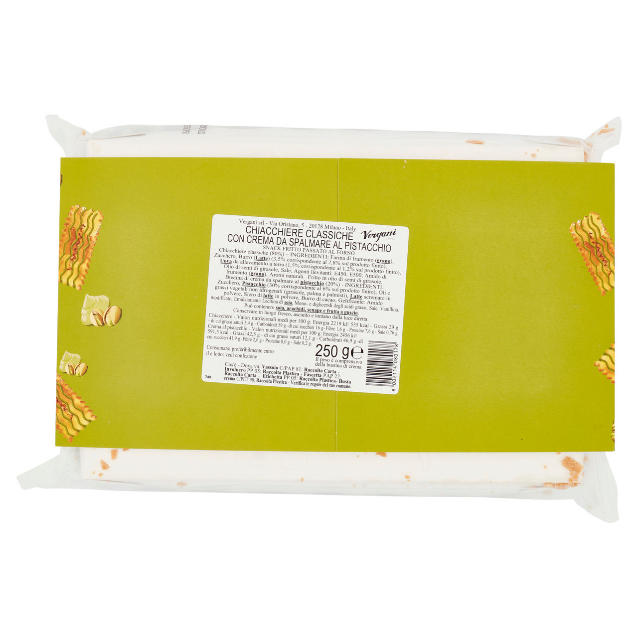 Chiacchere al pistacchio 250 gr - Immagine 41