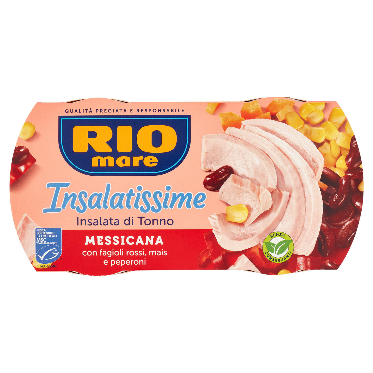 Insalata di tonno messicana 2 pz x 160 gr