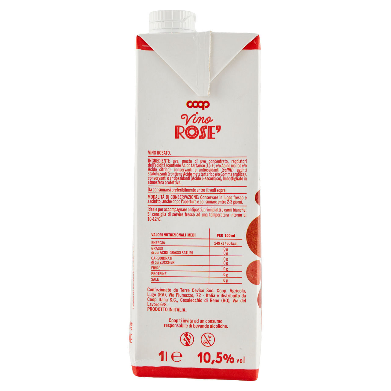 Vino rosato in brick 1 lt - Immagine 51