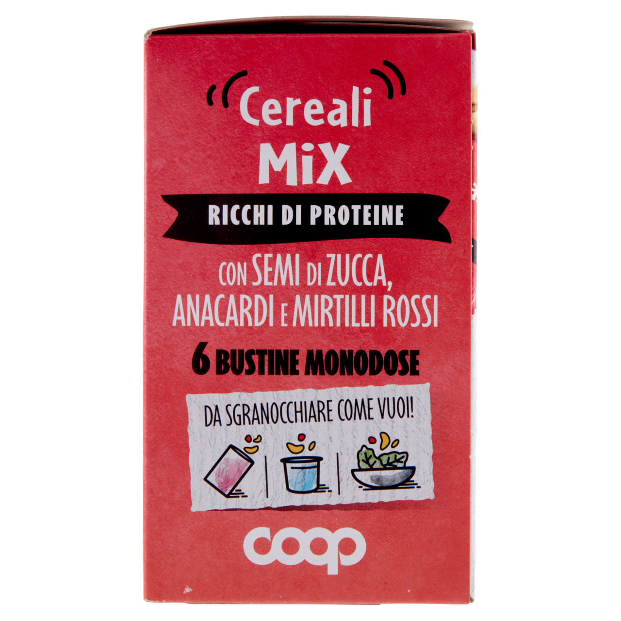 Cereali mix con semi zucca,anacardi e mirtilli rossi coop pz 6 g 180 - Immagine 41