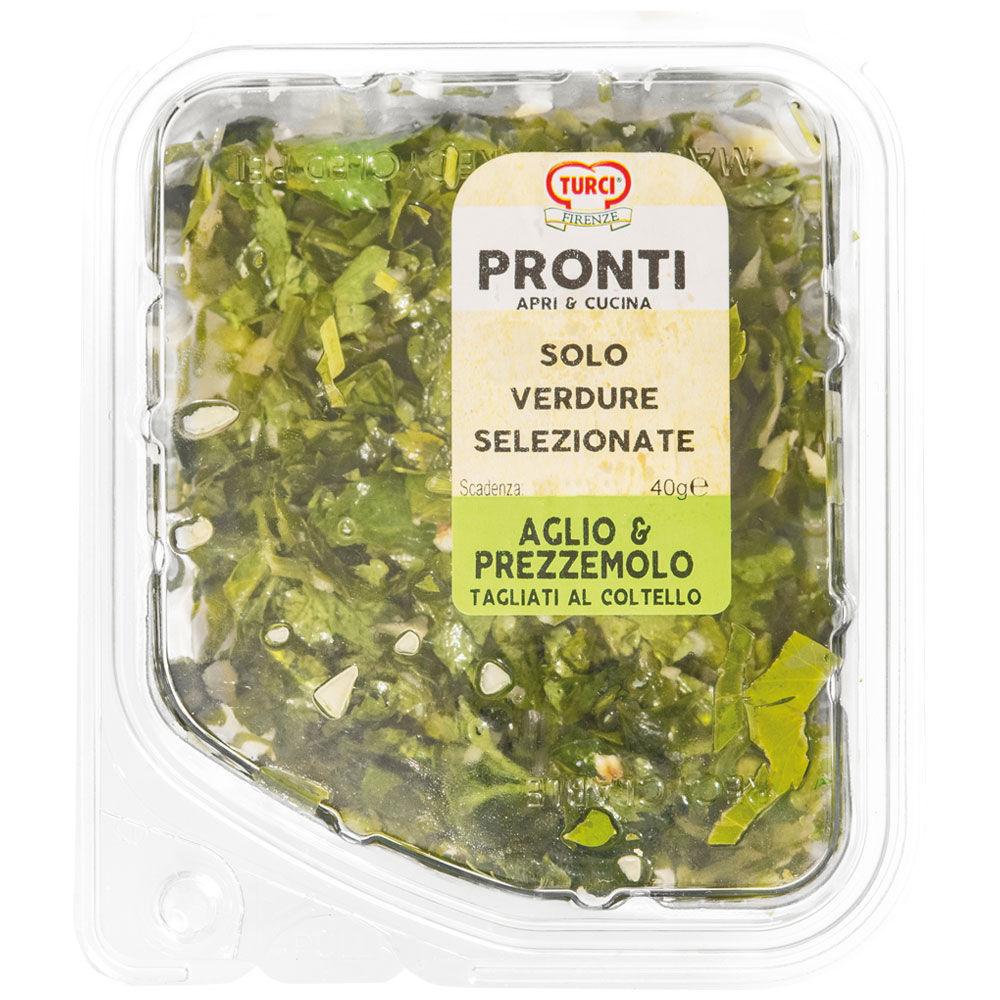 Misto aglio e prezzemolo tagliati al coltello 40 gr