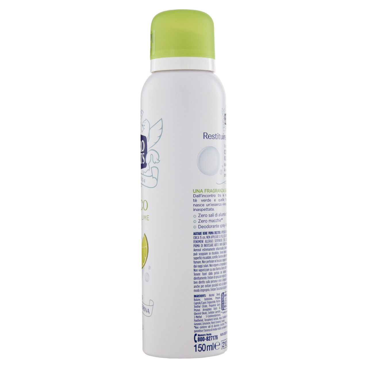 Deodorante spray fresco tè verde e lime 150 ml - Immagine 51