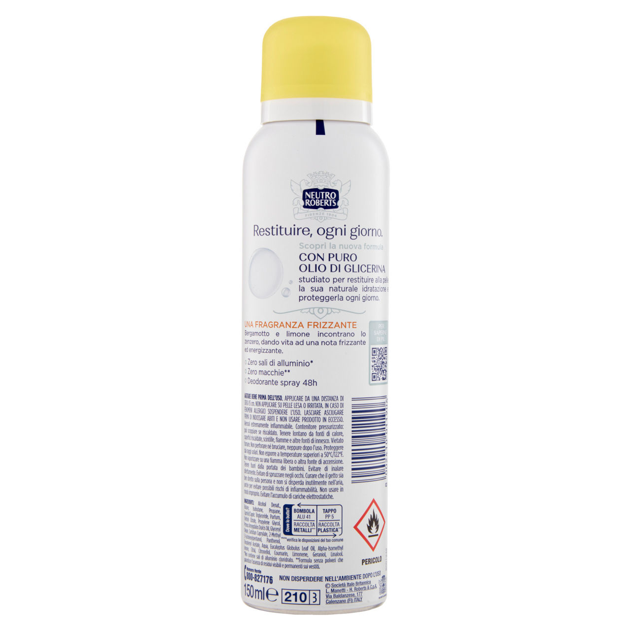 Deodorante spray fresco bergamotto e zenzero 150 ml - Immagine 21