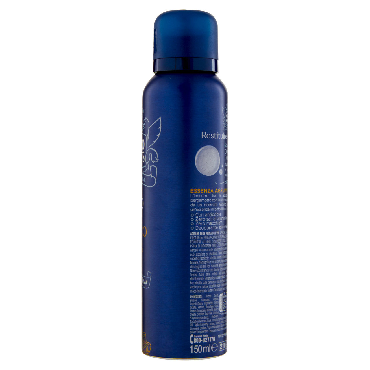 Deodorante uomo spray fresco essenza agrumata 150 ml - Immagine 11
