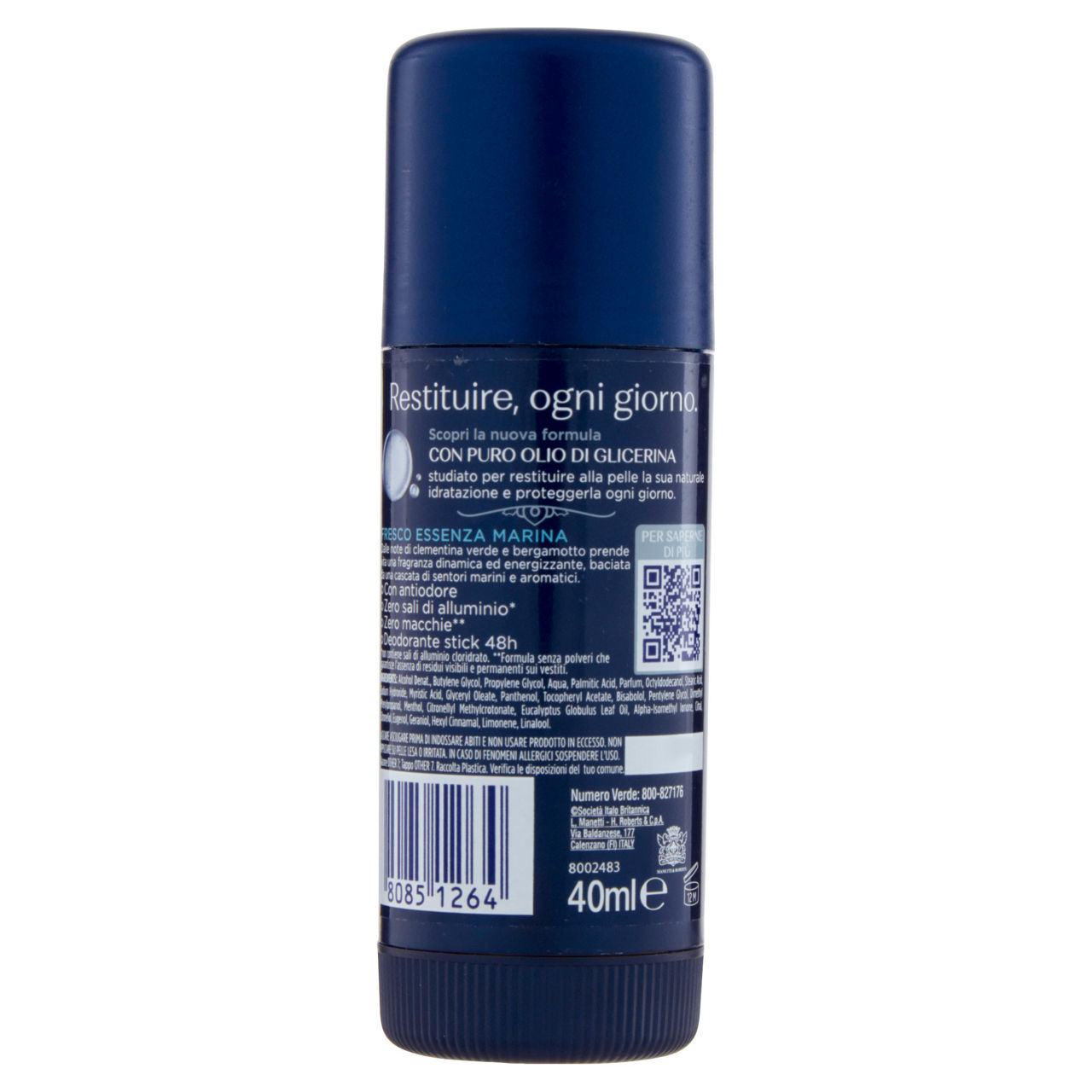 Deodorante uomo stick fresco essenza marina 40 ml - Immagine 21