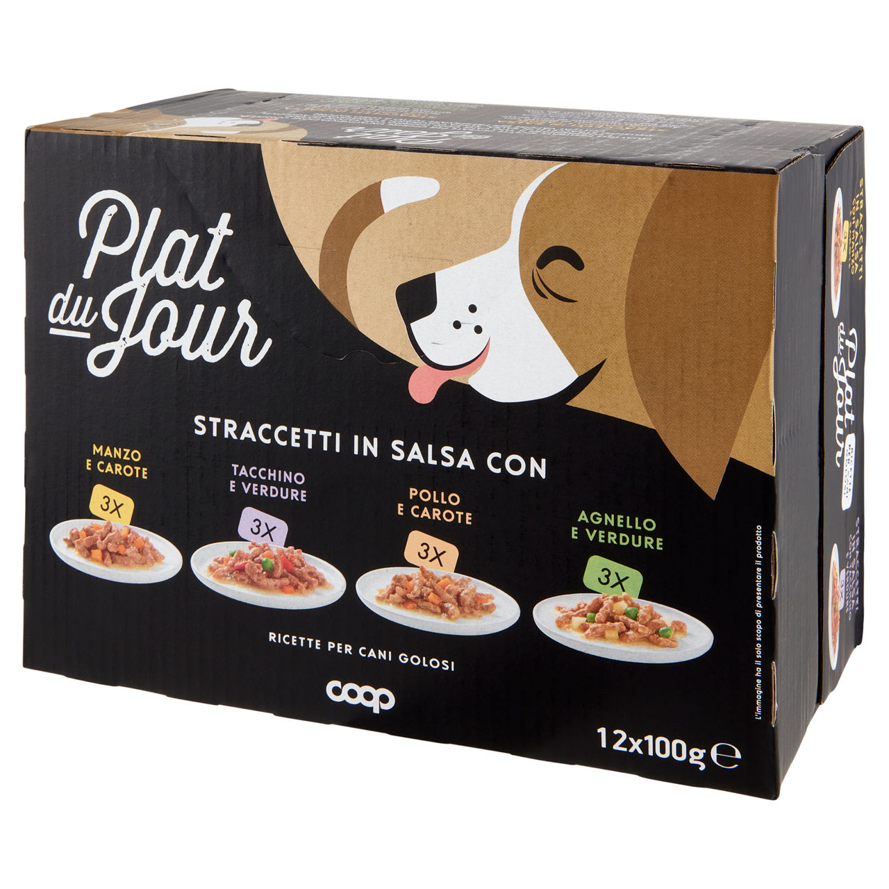 Umido cane multibox straccetti in salsa gusti ass.ti coop plat du jour g100x12 - Immagine 41