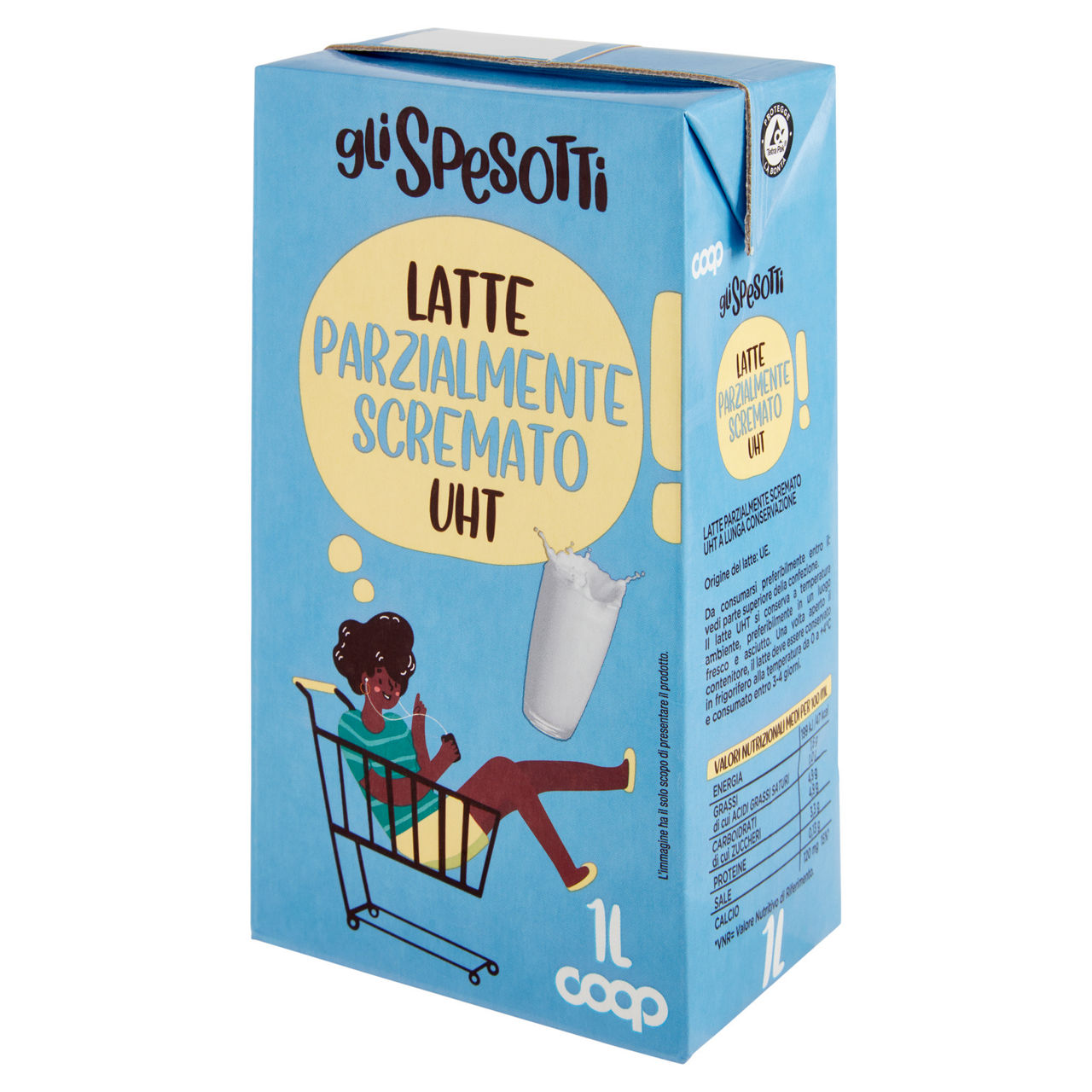 Latte parzialmente scremato UHT 1 lt - Immagine 31