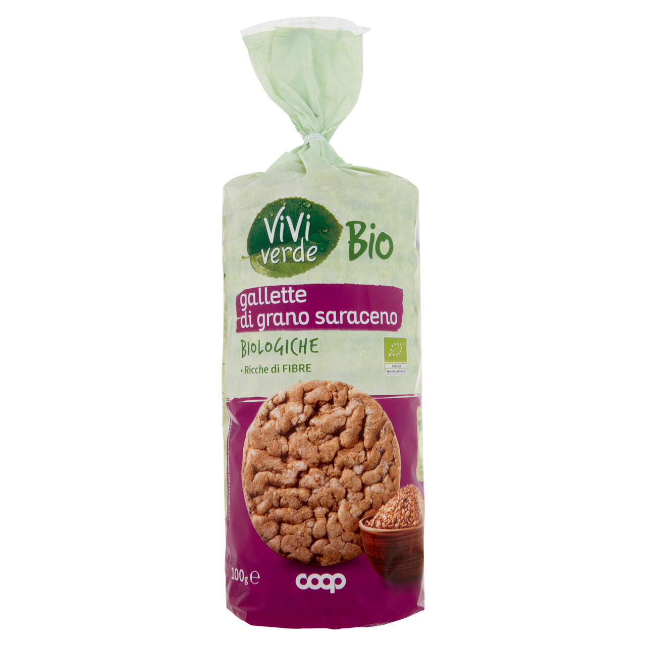Gallette grano saraceno bio coop viviverde g100 - Immagine 01