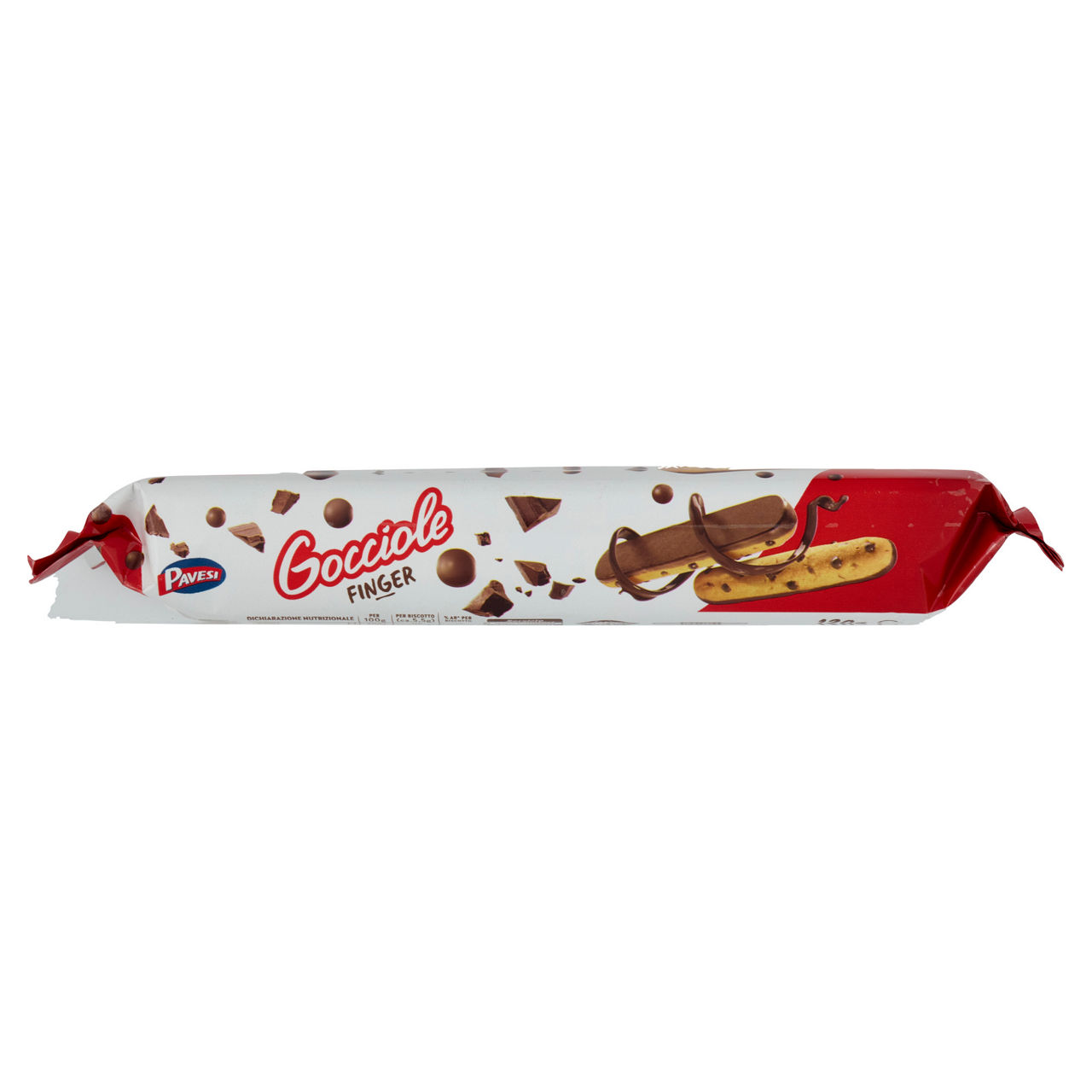 Biscotti frollini finger con gocce e fondo di cioccolato 120 gr - Immagine 11