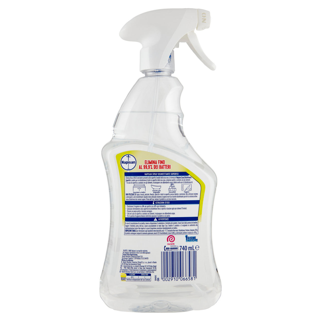 Disinfettante spray superfici limone 740 ml - Immagine 21