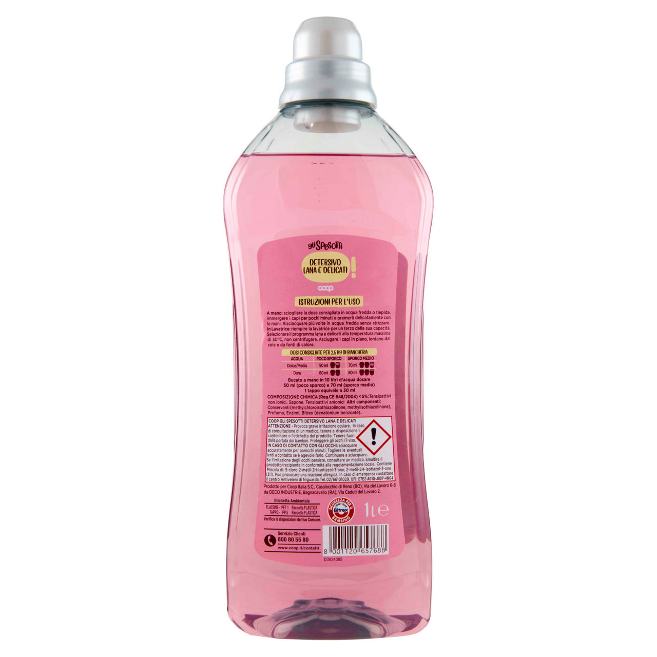 Detersivo lana e delicati coop gli spesotti  i delicati rosa l 1 - Immagine 31