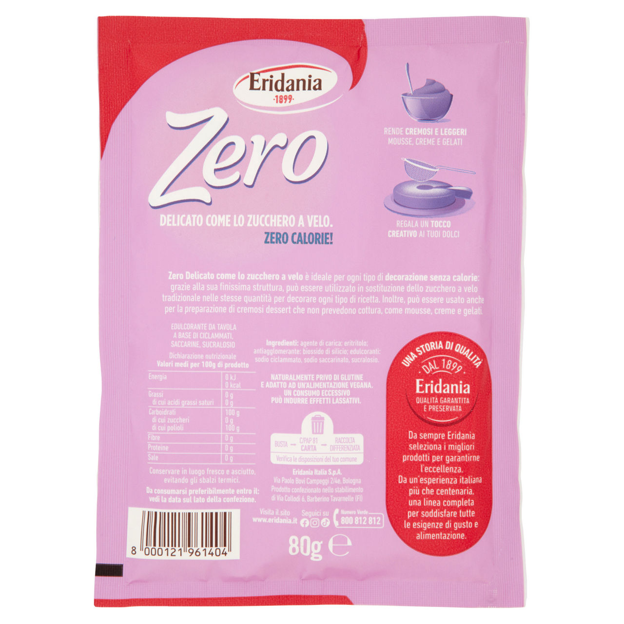 Zero eridania come lo zucchero a velo g 80 - Immagine 31