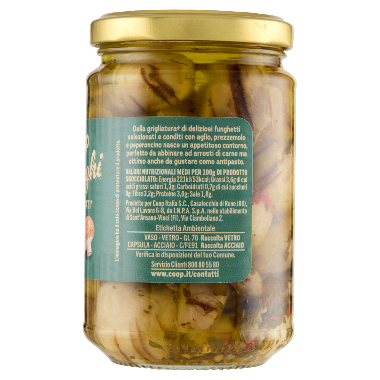 Funghi grigliati in olio di semi di girasole 280 gr - Immagine 31