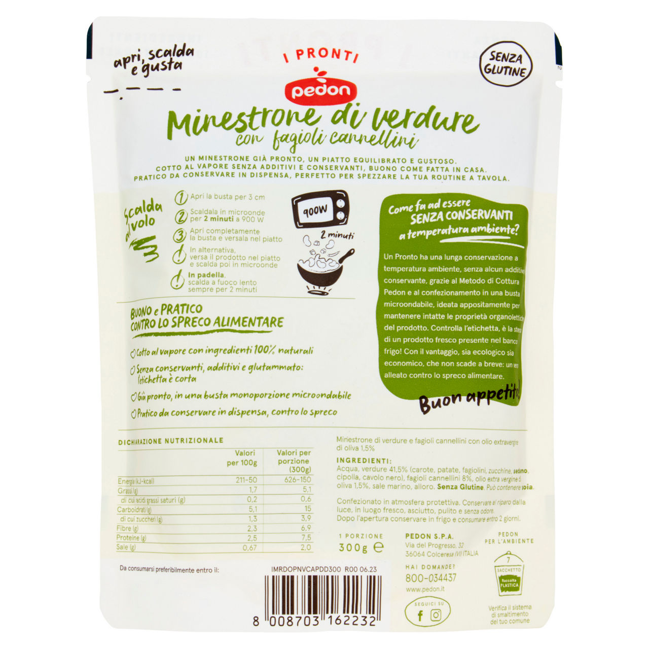 Minestrone di verdure con fagioli cannellini 300 gr - Immagine 51