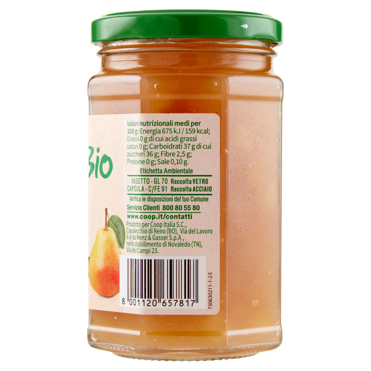 Preparato di pere bio vivi verde coop vaso vetro g 330 - Immagine 11
