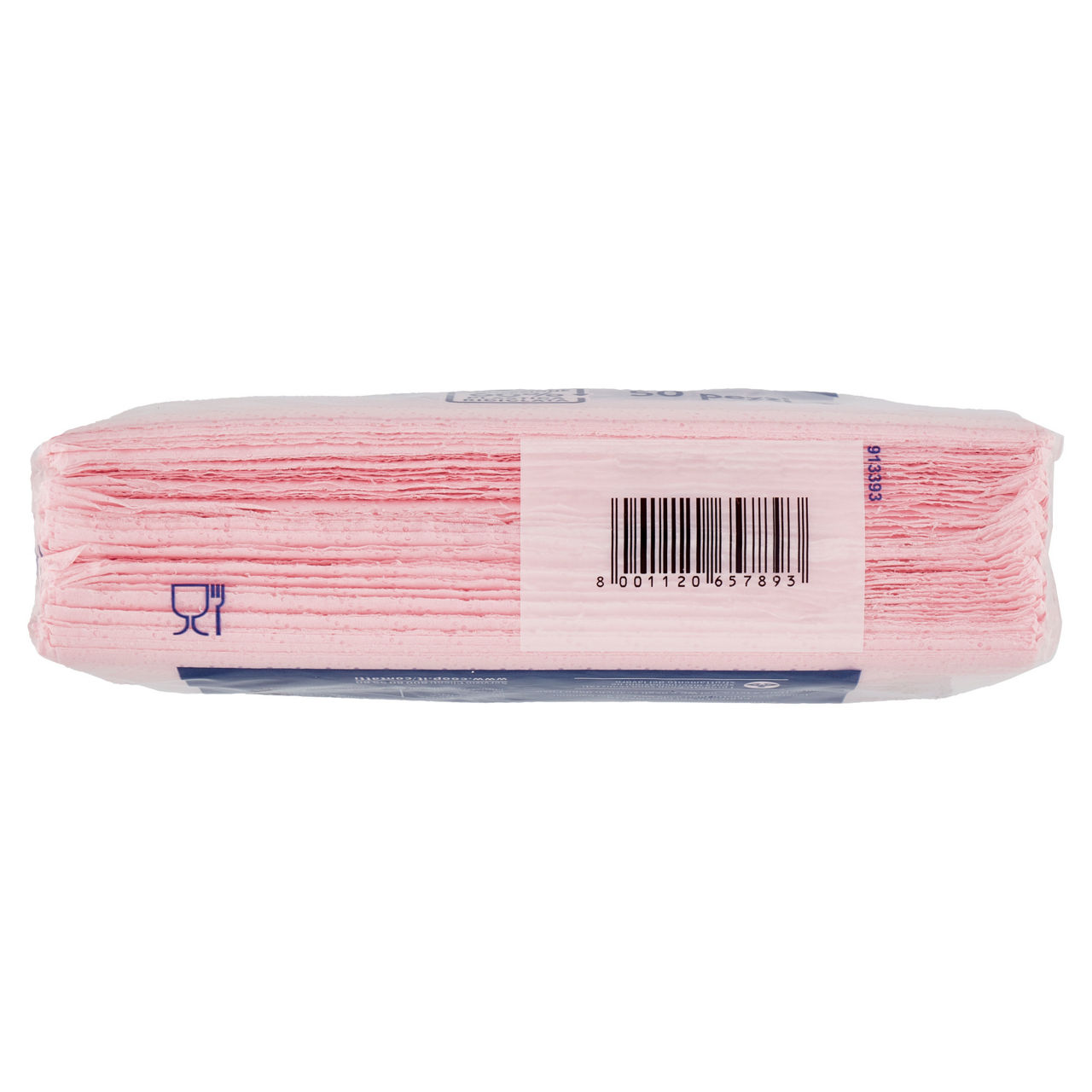 Tovaglioli colorati 2 veli 33x33 cm rosa 50 pz - Immagine 41