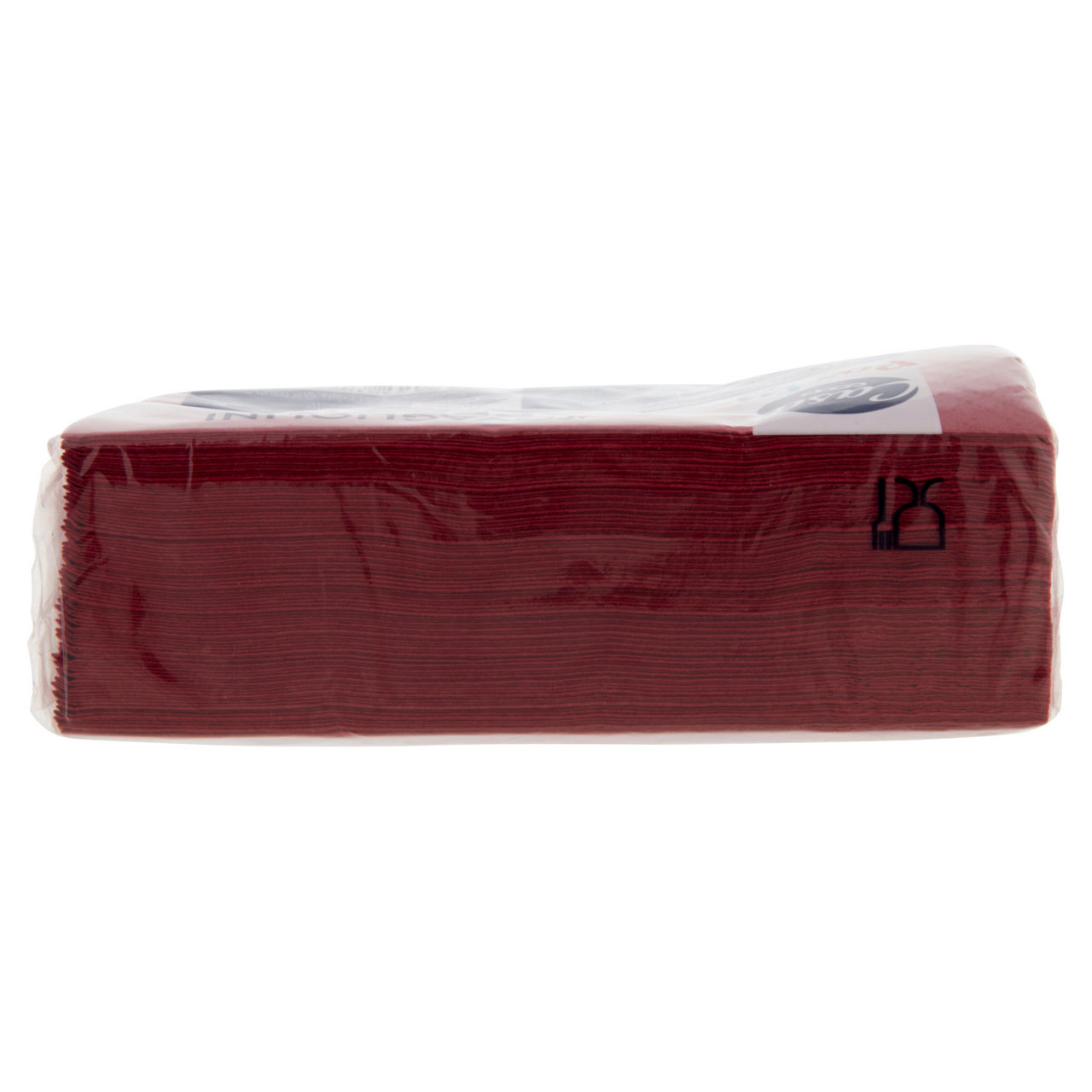 Tovagliolini aperitivo coop casa 2 veli bordeaux 24x24cm fsc pz. 50 - Immagine 61