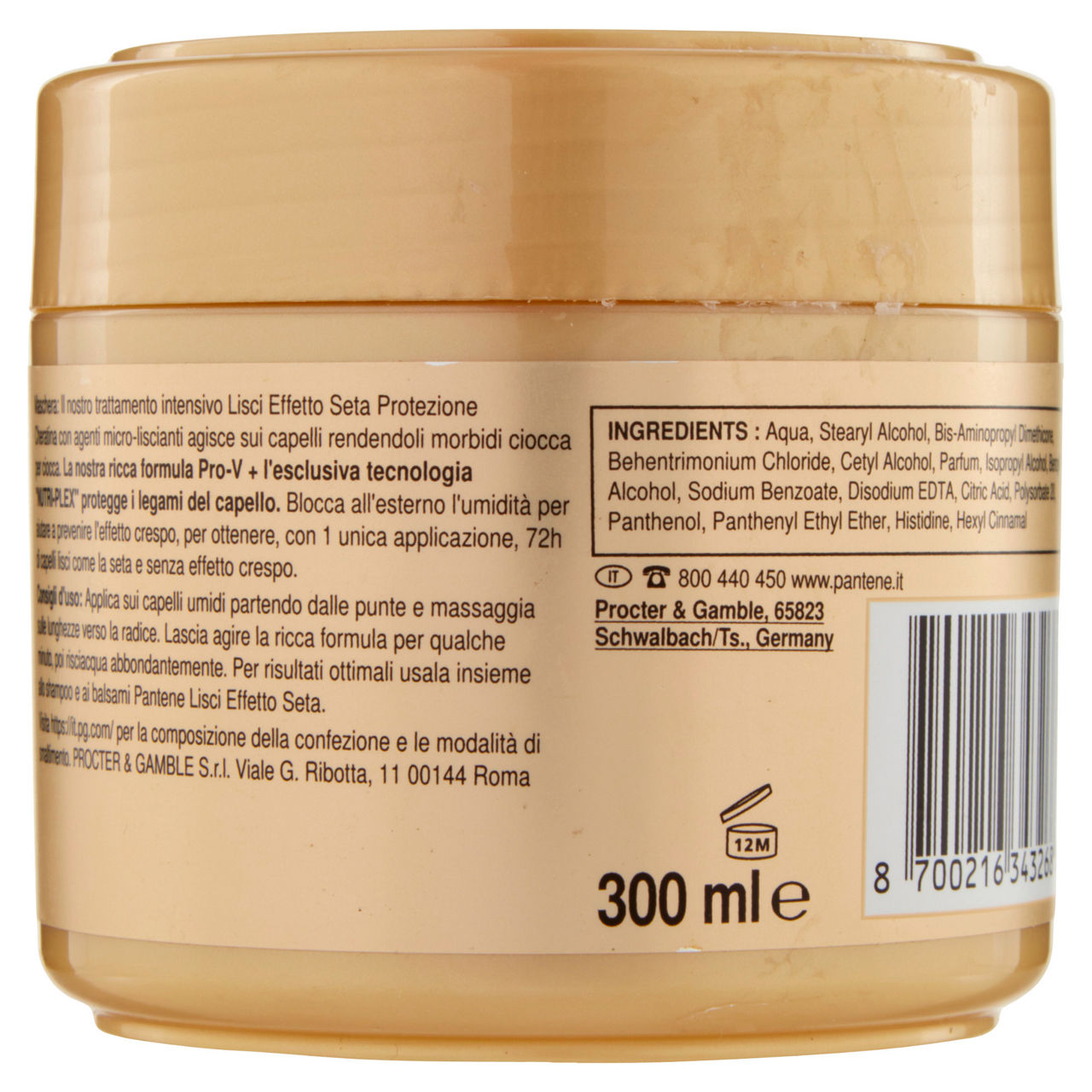 Maschera per capelli Nutri-Plex Protezione Cheratina lisci effetto seta 300 ml - Immagine 31