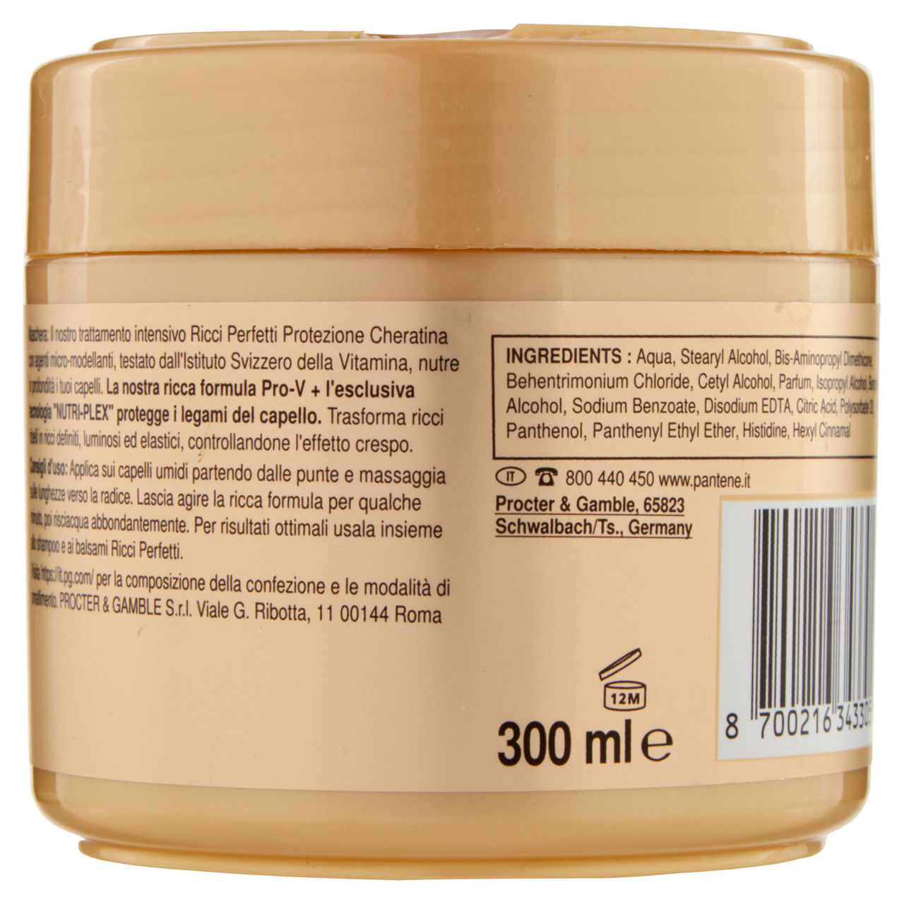 Maschera per capelli Nutri-Plex Protezione Cheratina ricci perfetti 300 ml - Immagine 21