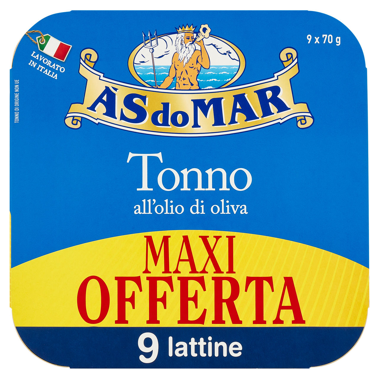 Tonno all'olio di oliva 9 pz x 70 gr