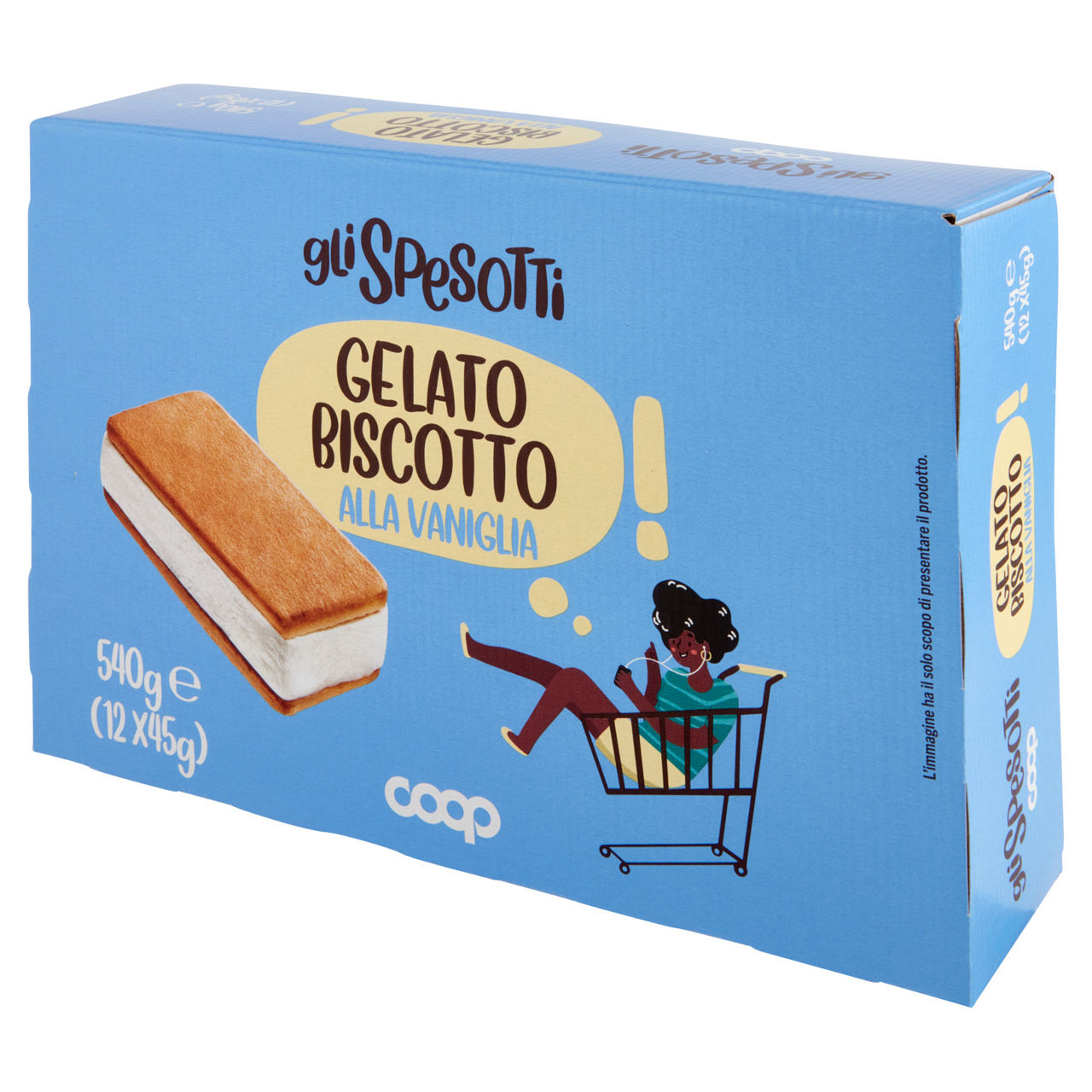 Biscotto gelato alla vaniglia 12 pz 540 gr - Immagine 51