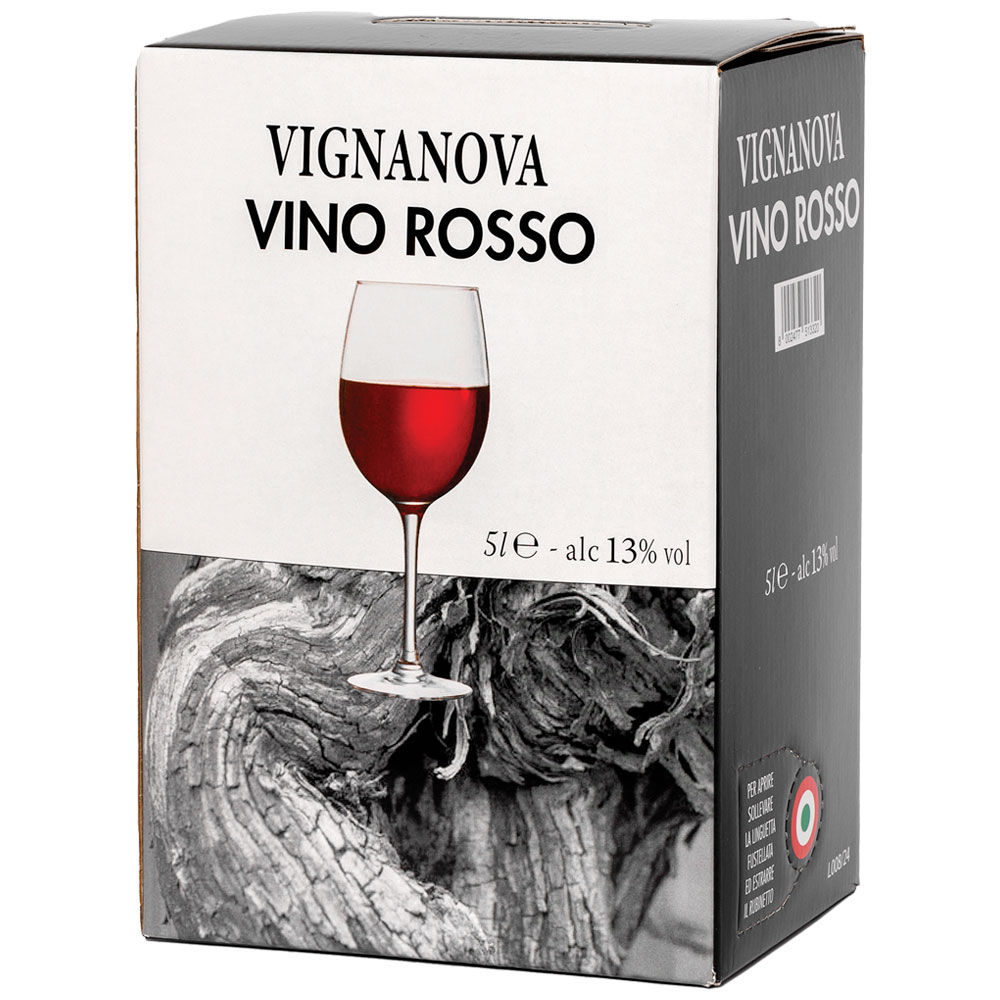 Vino rosso Vignanova bag in box 5 lt - Immagine 01