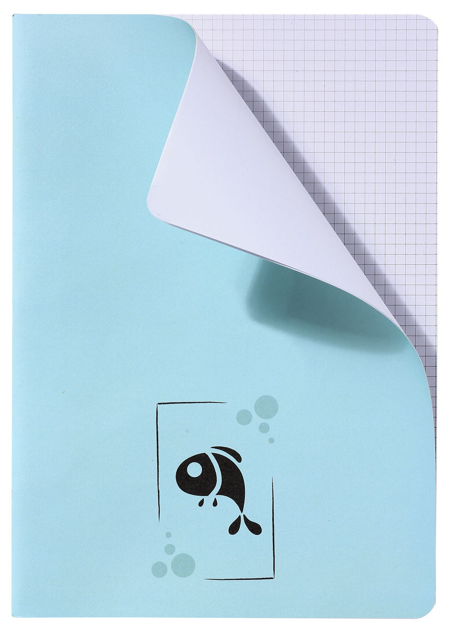 Maxi quaderno recycled rigatura 5 mm 80 gr
