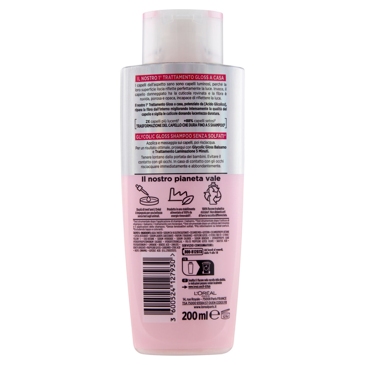 Shampoo Glycolic Gloss 200 ml - Immagine 21
