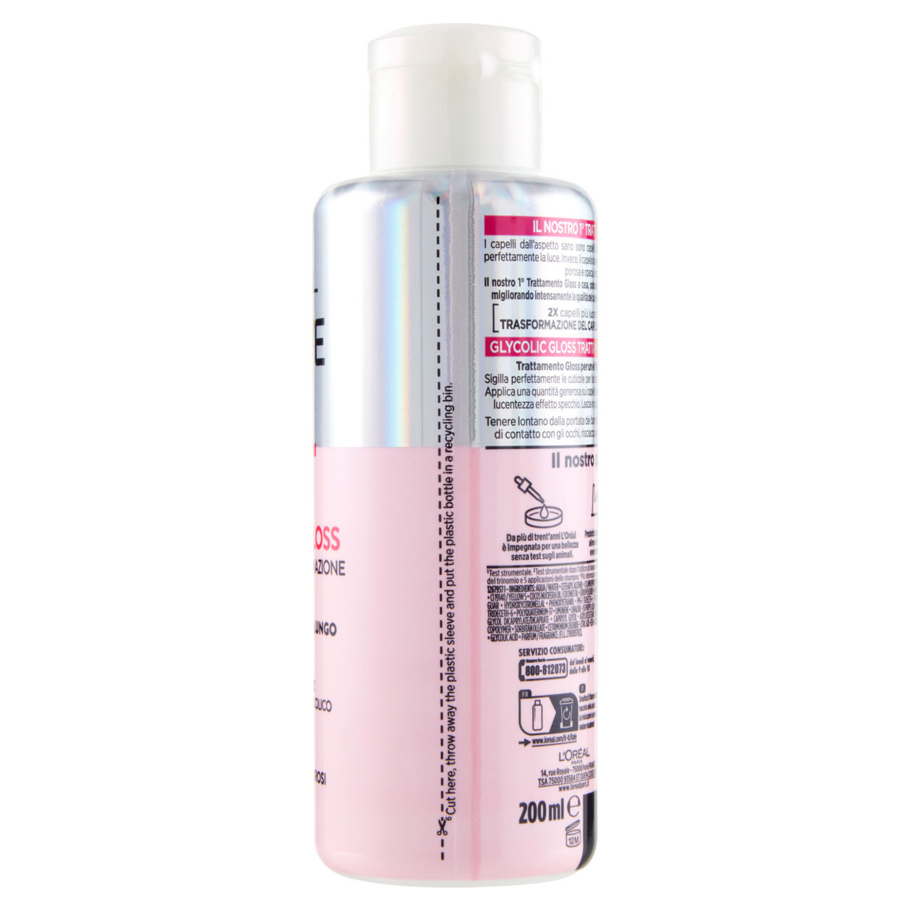 Trattamento per capelli laminazione Glycolic Gloss 200 ml - Immagine 21