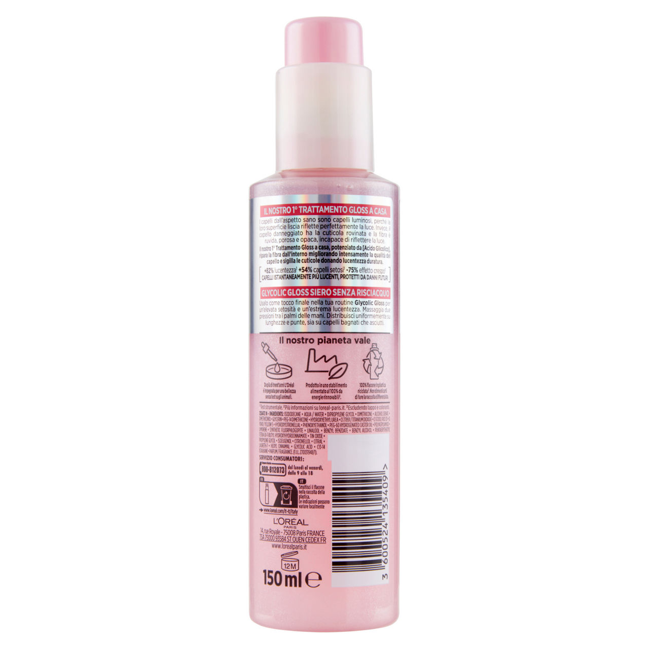 Siero per capelli Glycolic Gloss senza risciacquo 150 ml - Immagine 31