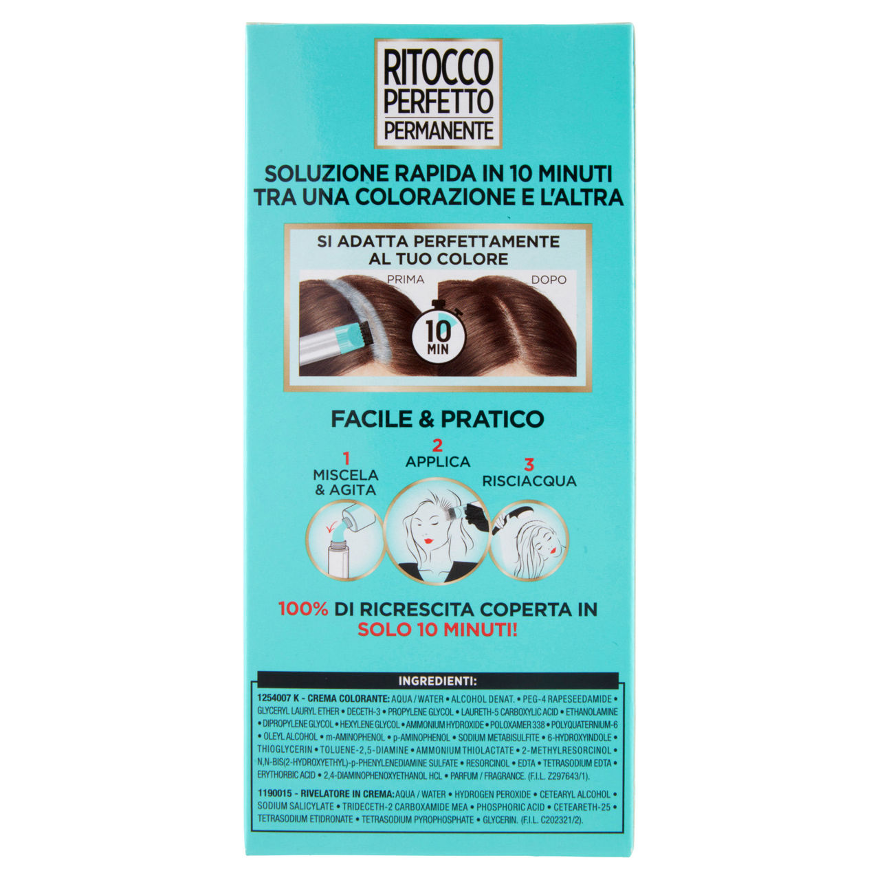 Colorazione Ritocco Perfetto Permanente castano 5 - Immagine 21