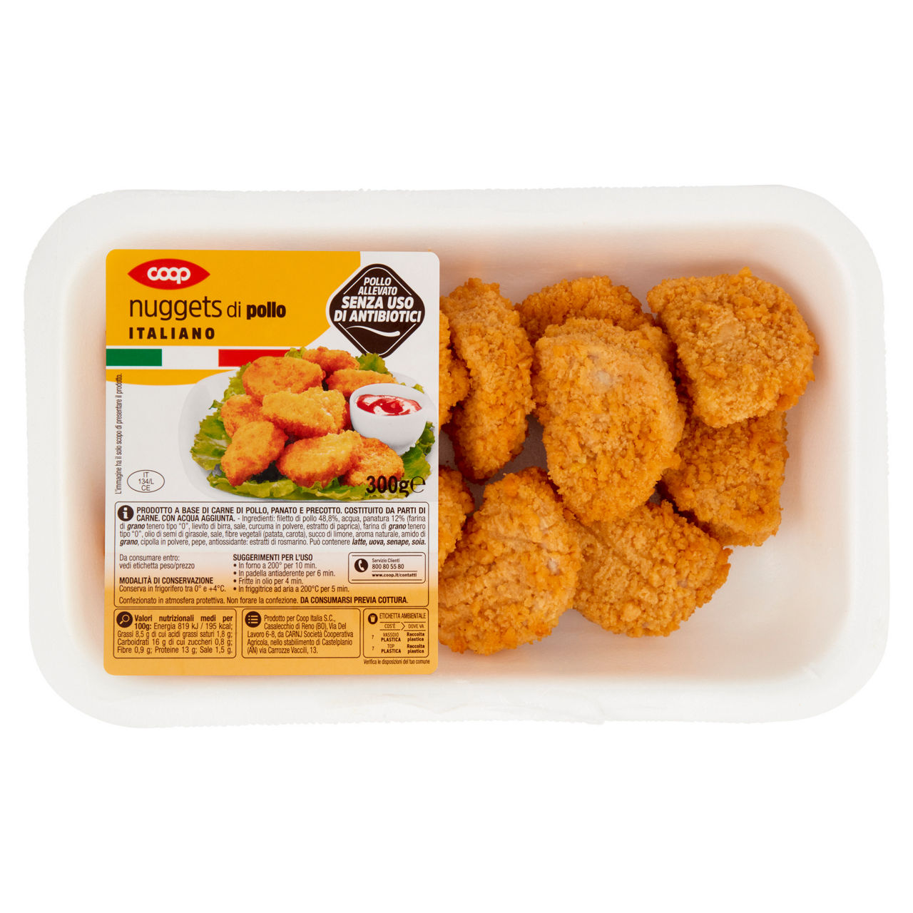 Nuggets di pollo 300 gr