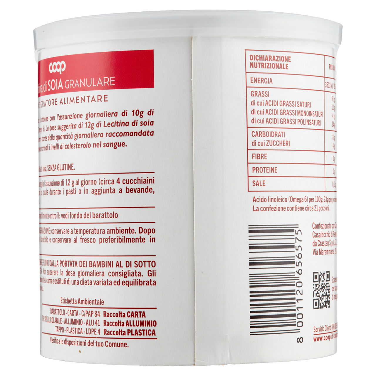 Lecitina di soia coop barattolo g250 - Immagine 41