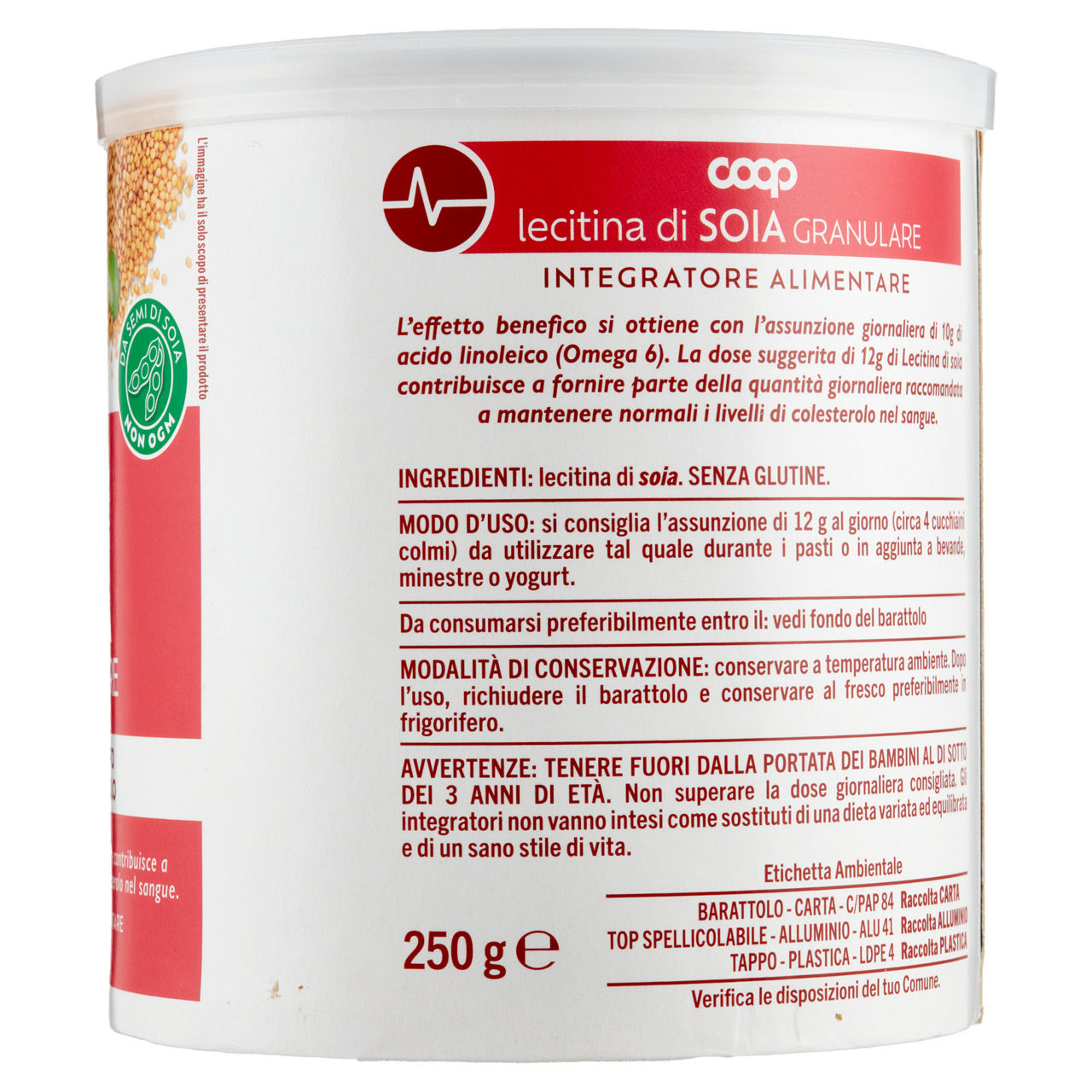 Lecitina di soia coop barattolo g250 - Immagine 31