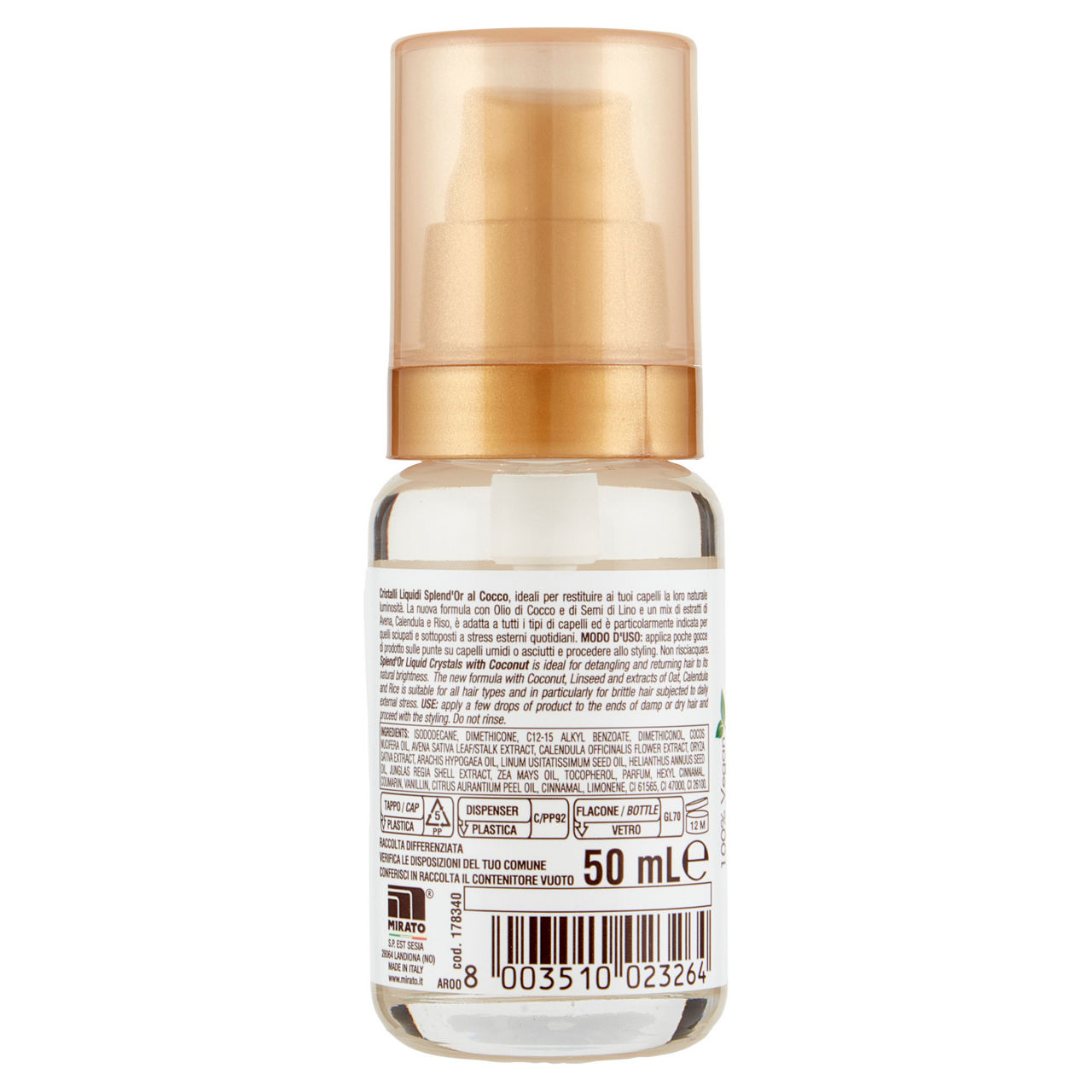 Cristalli liquidi per capelli con olio di cocco e semi di lino Soft Touch 50 ml - Immagine 11