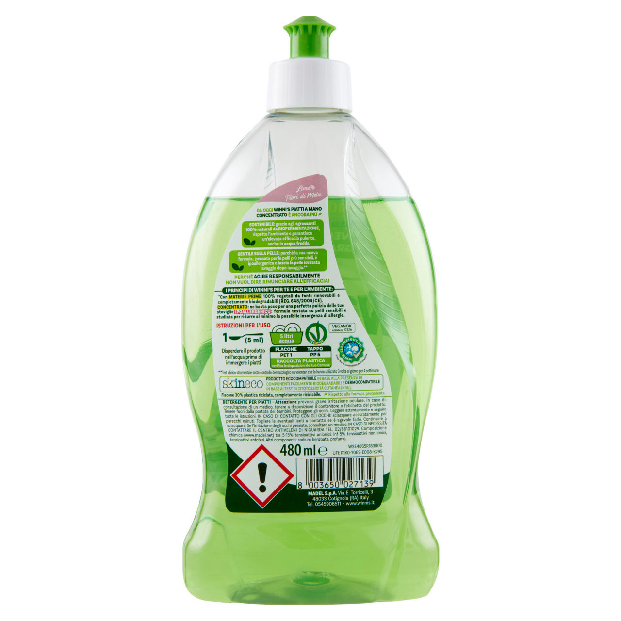 Detersivo per piatti lime e fiori di mela 480 ml - Immagine 51
