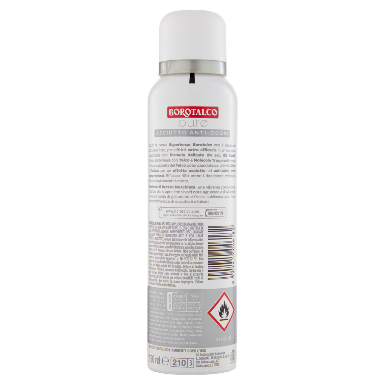 Deodorante spray puro profumo di brezza muschiata 150 ml - Immagine 21