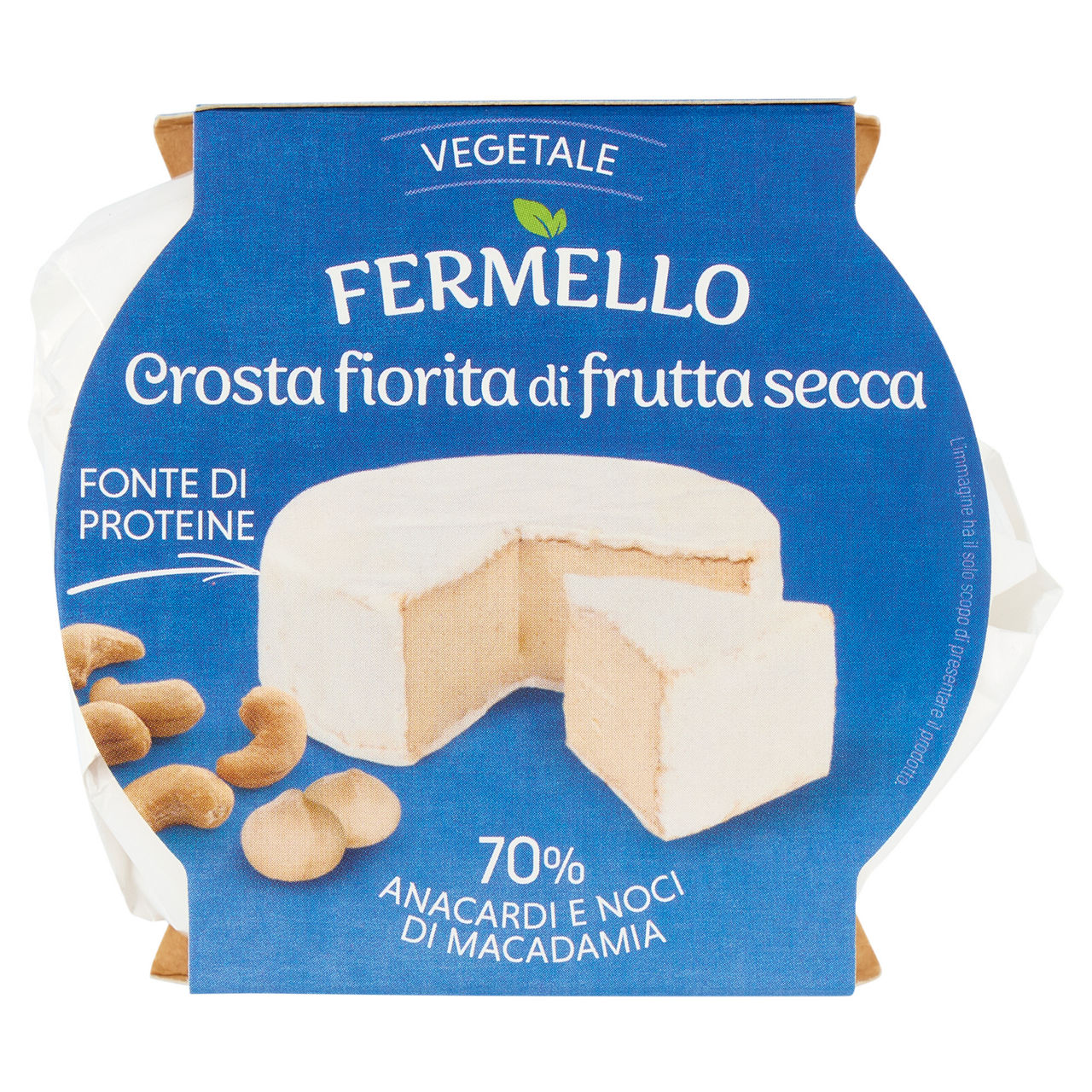 Formaggio vegetale a base di frutta secca con crosta fiorita 100 gr