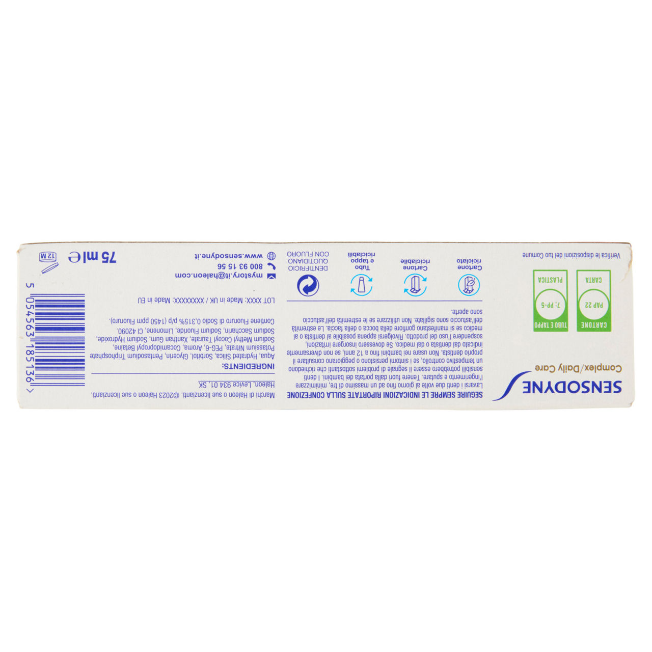 Dentifricio Complex Daily Care 75 ml - Immagine 21