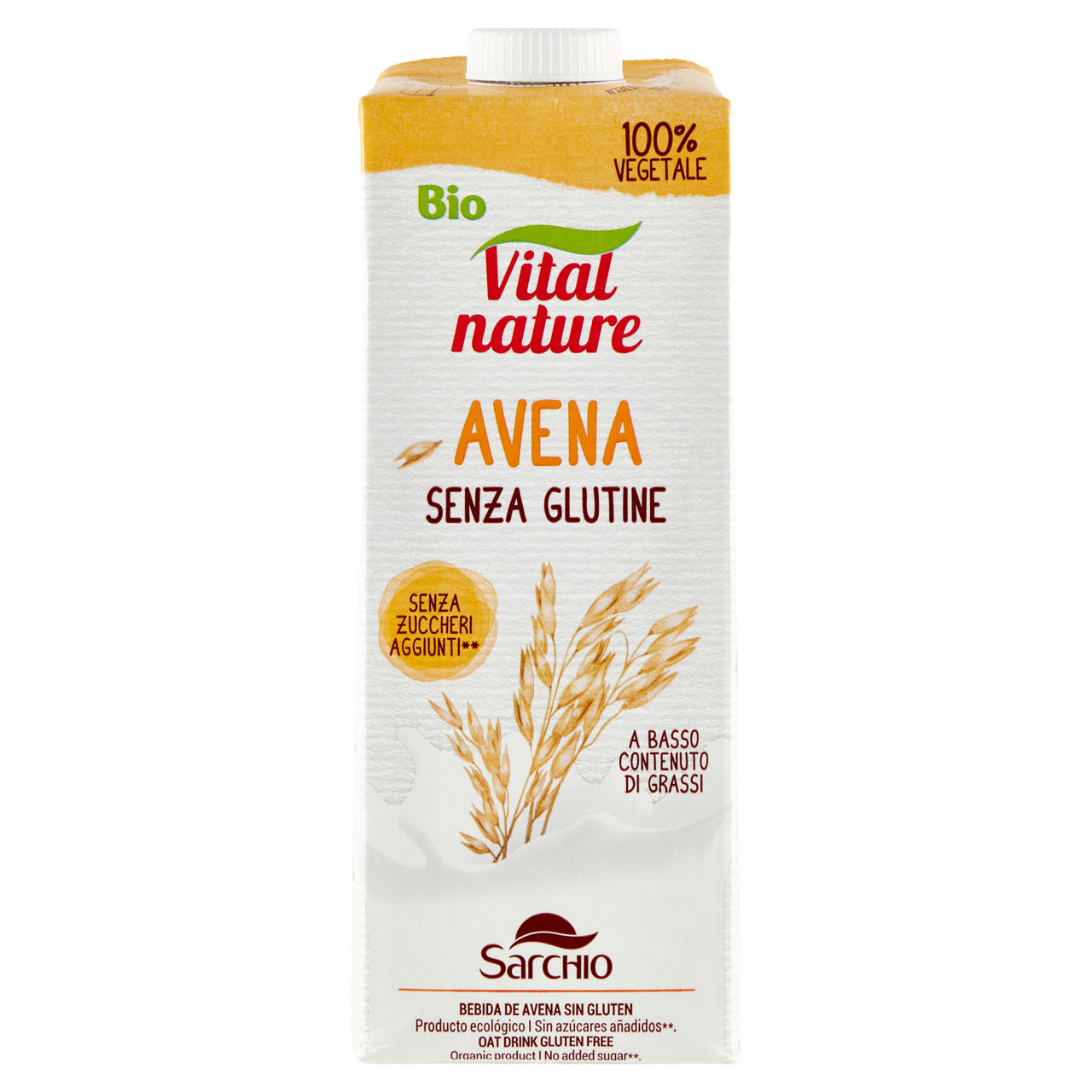 Bevanda d'avena bio senza zuccheri aggiunti 1 lt - Immagine 01