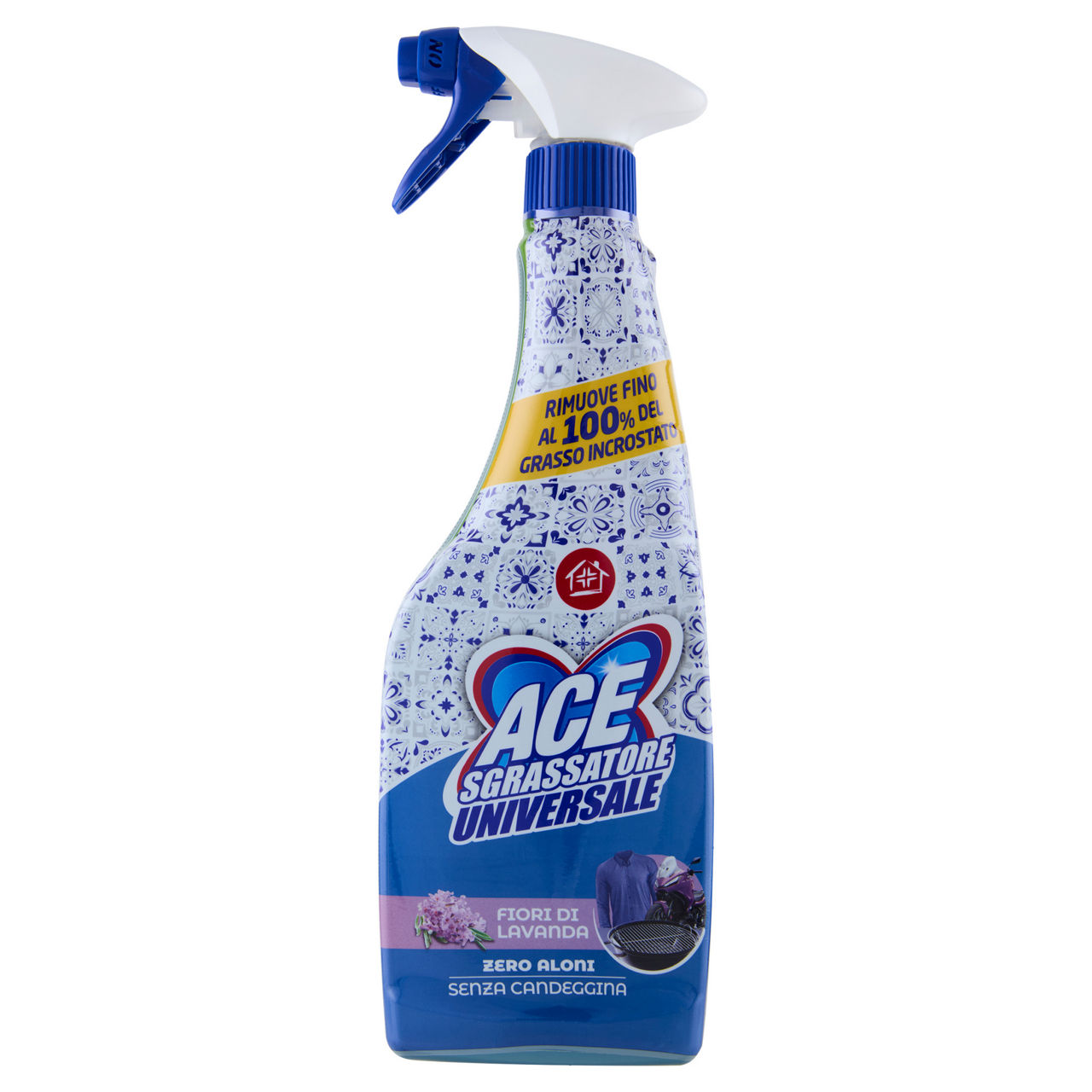 Sgrassatore spray universale fiori di lavanda 600 ml