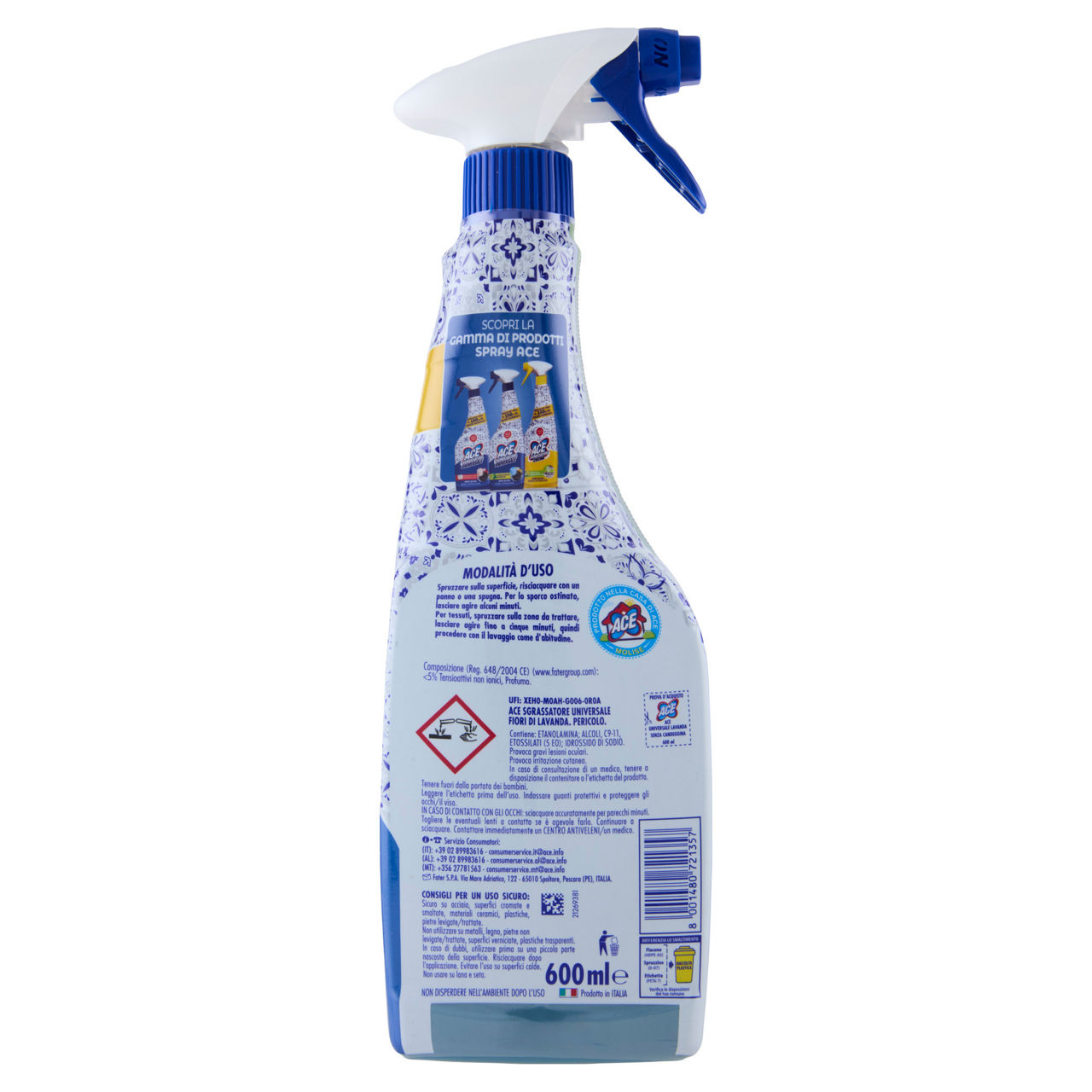 Sgrassatore spray universale fiori di lavanda 600 ml - Immagine 21
